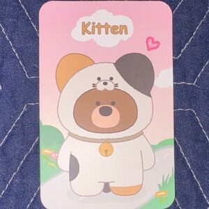 MINISO IN THE FOREST PLUSH PENDANT- Kitten
